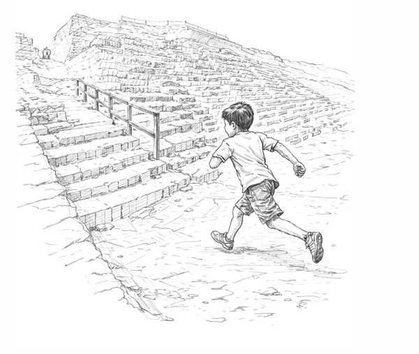 Ilustración Huaca Pucllana